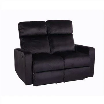 Sofa sa dva -sjedala od baršunaste tkanine