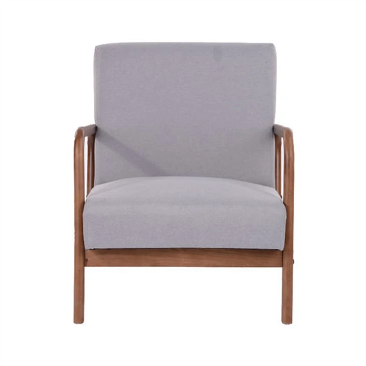 Leisure Chair Mid Century Wood With Arms