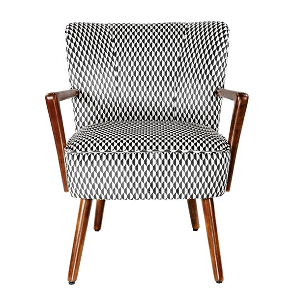 Accent Chair / Stolica za slobodno vrijeme / Drvena fotelja presvučena tkaninom